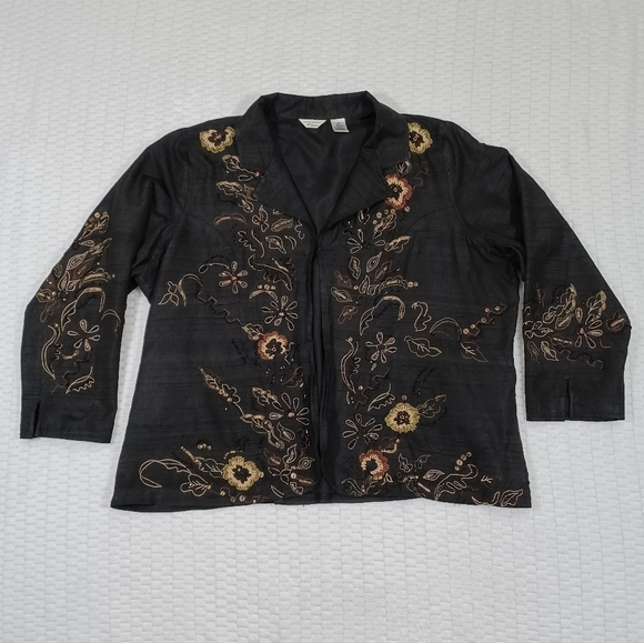 Laura Ashley Jackets & Blazers - Vintage Laura Ashley Woman Emroidered Jacket